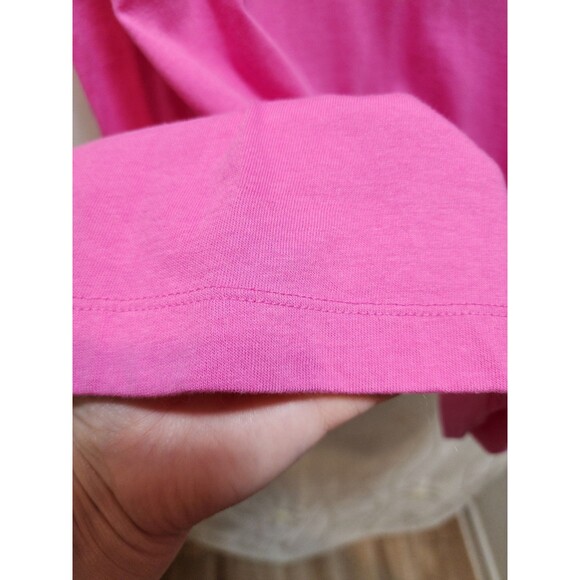Time And Tru Women XL Pink Shirt Dress Loungewear Sleep Nightgown Loose Pajama - Picture 3 of 12